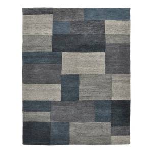 Wollteppich Dalas 100 % Schurwolle - Anthrazit - 70 x 140 cm