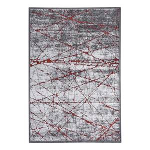 Kurzflorteppich Orelia 103 Polyester / Viskose - Rot - 160 x 235 cm