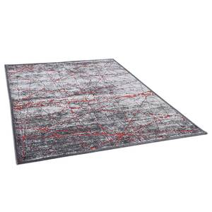 Kurzflorteppich Orelia 103 Polyester / Viskose - Rot - 160 x 235 cm