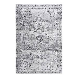Kurzflorteppich Orelia 105 Polyester / Viskose - Silber - 120 x 180 cm
