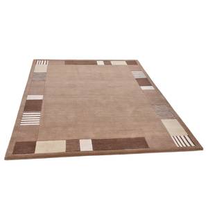 Wollteppich Royal Nepali 3085 Schurwolle - Braun - 70 x 140 cm