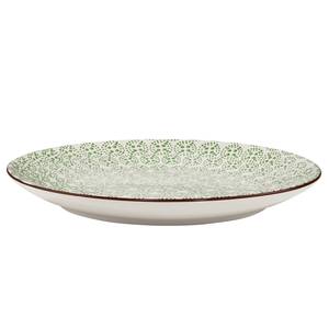 Service RETRO IV (18 él.) Porcelaine - Blanc / Vert