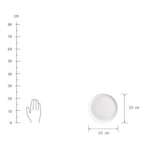 Geschirr-Set NATIVE (16-tlg.) Keramik - Weiß - Weiß
