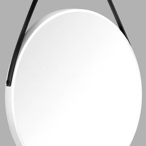 Spiegel Talos II Aluminium - Weiß - Ohne Beleuchtung