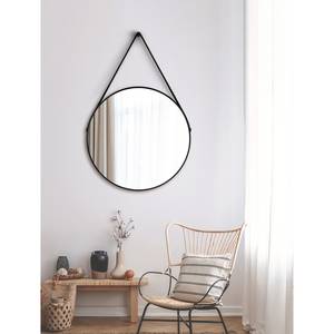 Miroir Talos II Aluminium - Noir - Sans éclairage