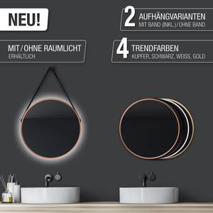 Miroir Talos I Aluminium - Cuivre - Sans éclairage