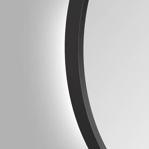 Miroir Talos II Aluminium - Noir - Avec éclairage
