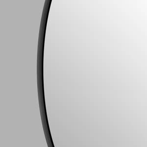 Spiegel Talos III aluminium - zwart - Breedte: 100 cm - Zonder verlichting