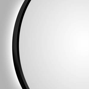 Miroir Talos III Aluminium - Noir - Largeur : 60 cm - Avec éclairage