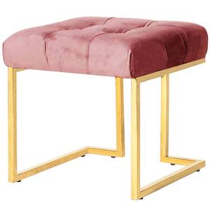 Gestoffeerde hocker Rare Oud pink