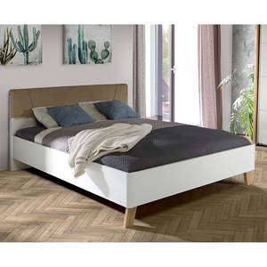 Bedframe Pisa Bruin - Wit - Plaatmateriaal - 170 x 99 x 210 cm