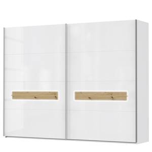 Schwebetürenschrank Pisa Braun - Weiß - Holzwerkstoff - 270 x 211 x 238 cm