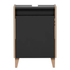 Meuble sous lavabo Elba Anthracite - Largeur : 42 cm