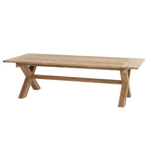 Tuintafel Cardiff teakhout - bruin - 100 x 220 cm