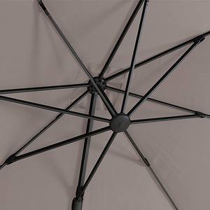 Zwevende parasol California N+ I aluminium/polyester - Taupe - 300 x 300 cm