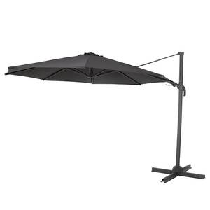 Zwevende parasol California N+ II aluminium/polyester - Antraciet
