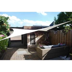 Sonnensegel Coolfit II Polyethylen - Weiß - 360 x 360 cm