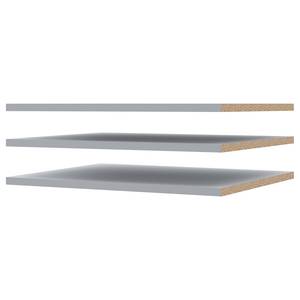 Einlegeböden Wismar (3er-Set) Grau - Holzwerkstoff - 83 x 42 x 1.5 cm