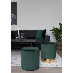 Coussin déco Lido II Polyester - Vert foncé