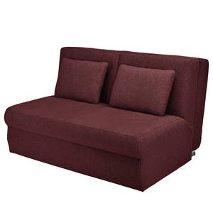 Schlafsofa Orna II Flachgewebe Alma: Aubergine - Liegefläche Breite: 125 cm