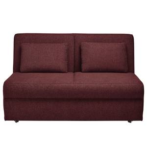 Schlafsofa Orna II Flachgewebe Alma: Aubergine - Liegefläche Breite: 125 cm