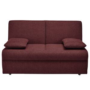 Schlafsofa Orna II Flachgewebe Alma: Aubergine - Liegefläche Breite: 125 cm