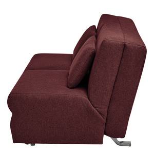 Schlafsofa Orna II Flachgewebe Alma: Aubergine - Liegefläche Breite: 125 cm