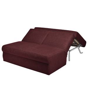 Schlafsofa Orna II Flachgewebe Alma: Aubergine - Liegefläche Breite: 125 cm