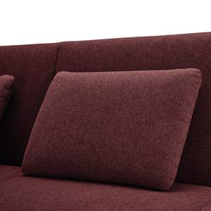 Schlafsofa Orna II Flachgewebe Alma: Aubergine - Liegefläche Breite: 125 cm