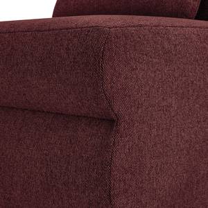 Schlafsofa Orna II Flachgewebe Alma: Aubergine - Liegefläche Breite: 125 cm