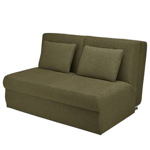 Schlafsofa Orna II Flachgewebe Alma: Olive - Liegefläche Breite: 125 cm