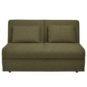 Schlafsofa Orna II Flachgewebe Alma: Olive - Liegefläche Breite: 125 cm