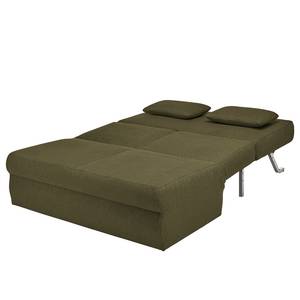 Schlafsofa Orna II Flachgewebe Alma: Olive - Liegefläche Breite: 145 cm