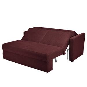 Schlafsofa Orna Flachgewebe Alma: Aubergine - Liegefläche Breite: 145 cm