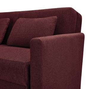 Schlafsofa Orna Flachgewebe Alma: Aubergine - Liegefläche Breite: 145 cm