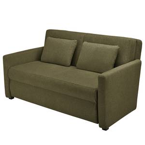 Schlafsofa Orna Flachgewebe Alma: Olive - Liegefläche Breite: 145 cm