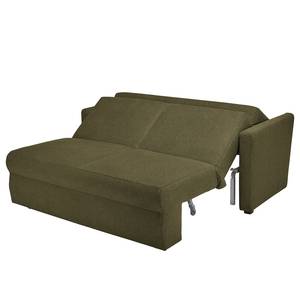 Schlafsofa Orna Flachgewebe Alma: Olive - Liegefläche Breite: 145 cm