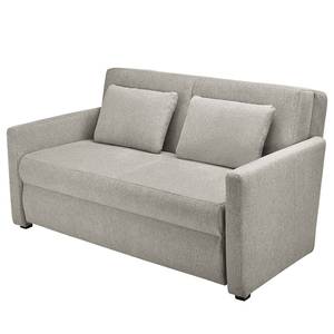 Schlafsofa Orna Flachgewebe Alma: Silber - Liegefläche Breite: 145 cm