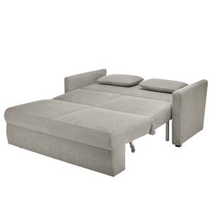 Schlafsofa Orna Flachgewebe Alma: Silber - Liegefläche Breite: 145 cm