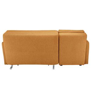 Ecksofa Orna Flachgewebe Alma: Kamel - Longchair davorstehend links - Liegefläche Breite: 125 cm