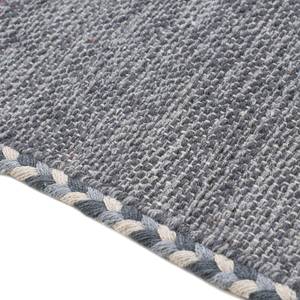 Tapis tissé plat Kelim Azizi Coton - Gris - 200 x 290 cm