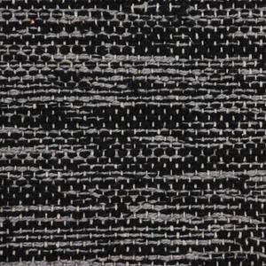 Loper Kelim Azizi katoen - Zwart - 60 x 180 cm