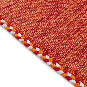 Tapis de couloir Kelim Azizi Coton - Orange - 80 x 400 cm