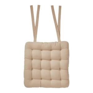 Coussin de chaise Solid I Coton / Polyester - Beige