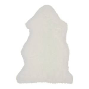 Tappeto in pelle di pecora Lambskin Pelle di pecora - Bianco crema