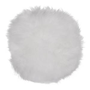 Cuscino Lambskin Pelle di pecora - Bianco crema