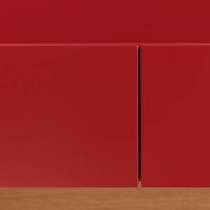 Scrivania Romy Rovere massello - Rosso scuro - Larghezza: 90 cm