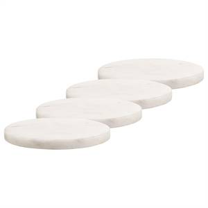 Sous-verres MARBLE (lot de 6) Marbre blanc