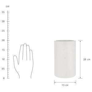 Flessenkoeler MARBLE marmer - wit