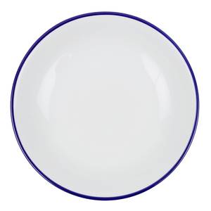Tafelservice Eva (24-teilig) Porzellan - Weiß / Dunkelblau